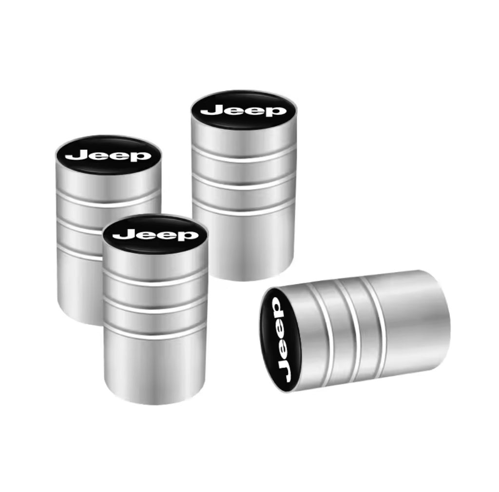 أغطية صمامات من سبائك معدنية "مُدرّعة" من جيب (مجموعة من 4 قطع)