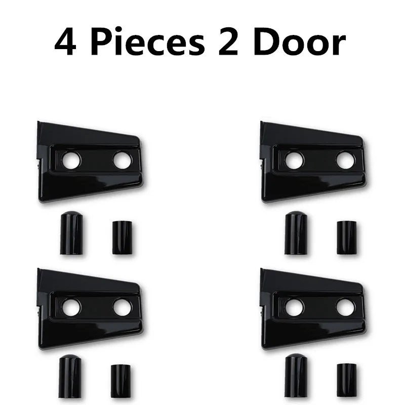 Wrangler JK "Stealth" Door Hinge Armor Kit (8 PCS)