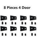 Wrangler JK "Stealth" Door Hinge Armor Kit (8 PCS)