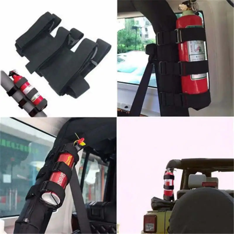 Heavy-Duty Quick-Release Fire Extinguisher Mount for Jeep Wrangler