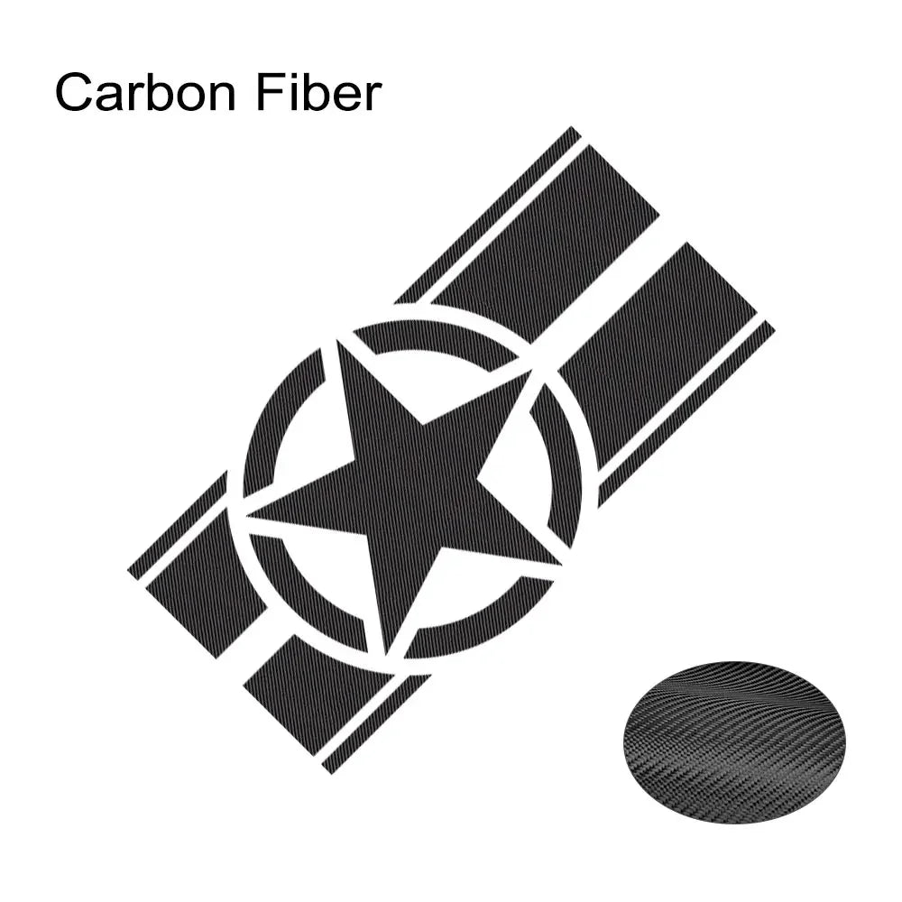 Jeep Hood Graphics: Custom Vinyl Decal for Wrangler, Renegade & Rubicon