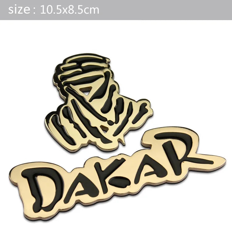 3D Metal Dakar Rally Emblem Badge - Premium Car Sticker for Jeep 4X4 Off-Road SUV