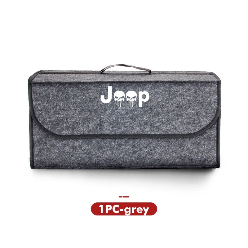 Car Trunk Organizer and Multiuse Storage Box