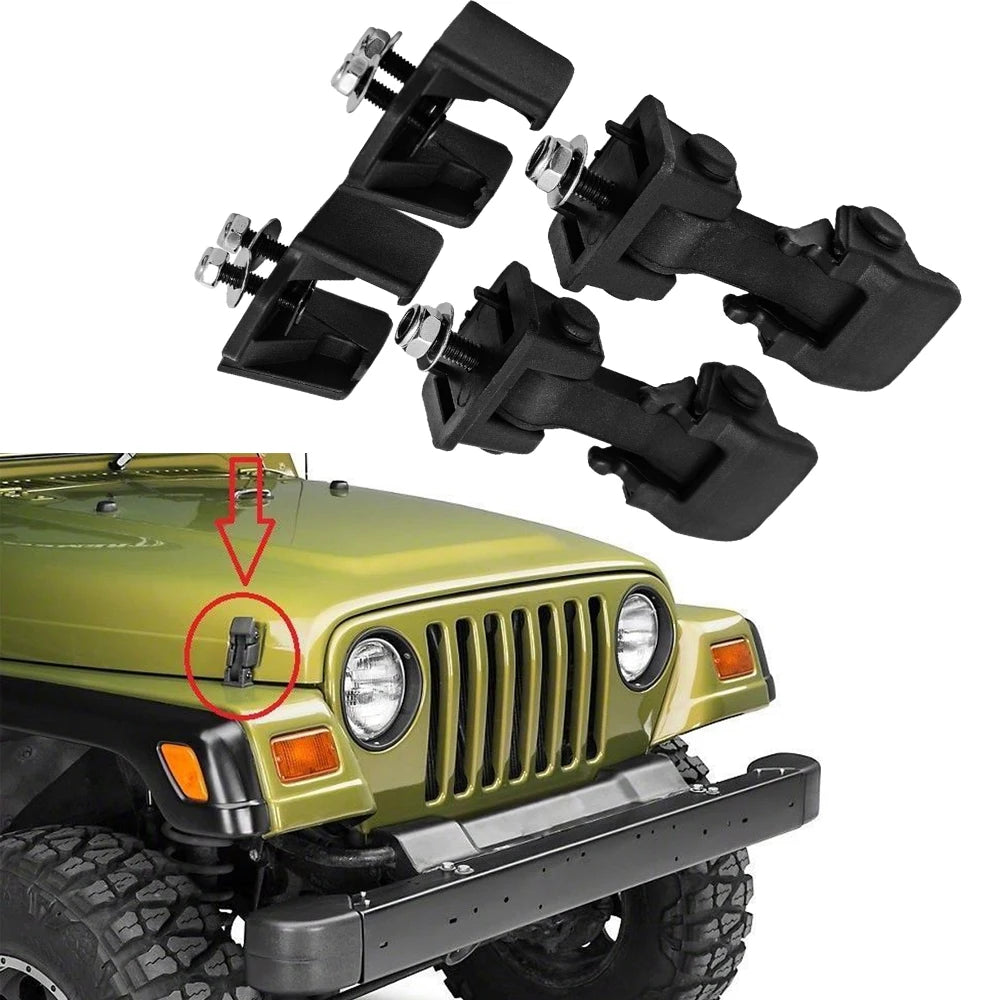 Replacement Hood Buckle Brackets for 1997-2006 Models