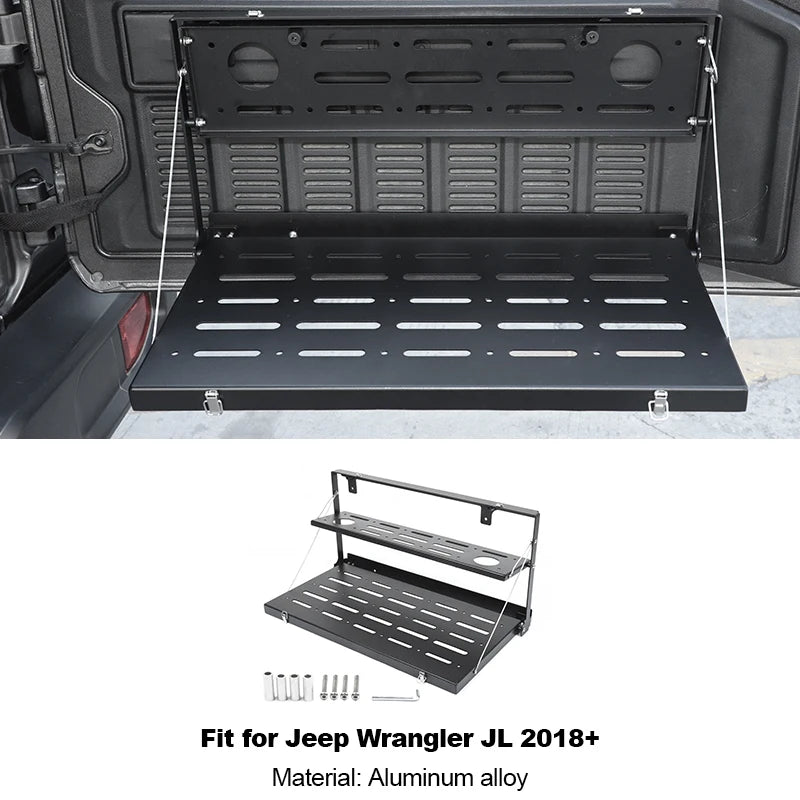 Wrangler JK/JL Heavy-Duty Rear Door Table