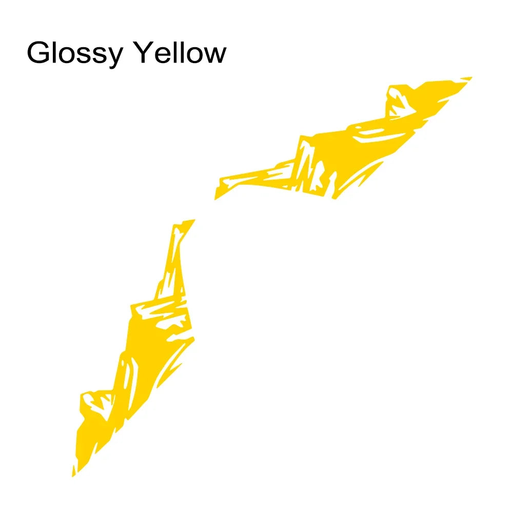 2PCS Snow Mountain Side Graphics for Jeep Wrangler & Rubicon