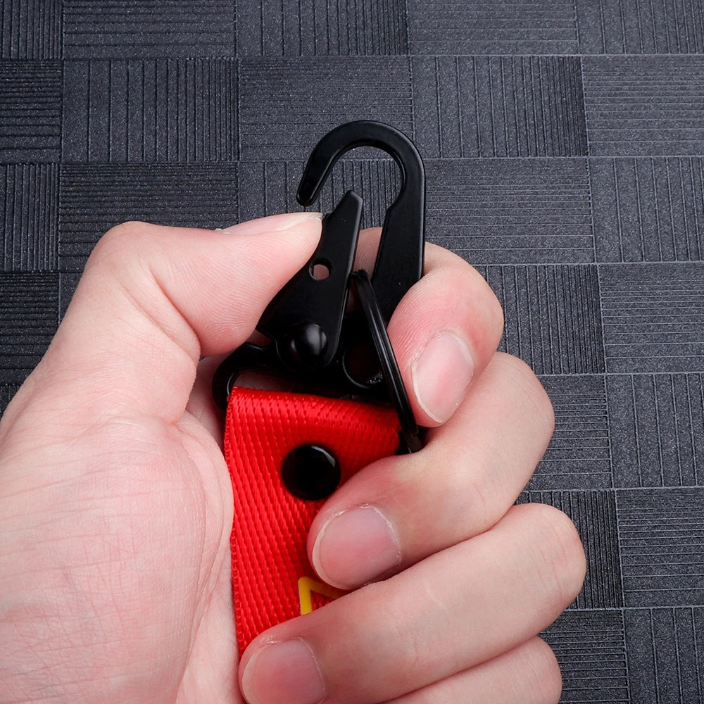 "Unleash the Adventure: Premium Heavy-Duty Nylon Jeep Keychain for All Models"