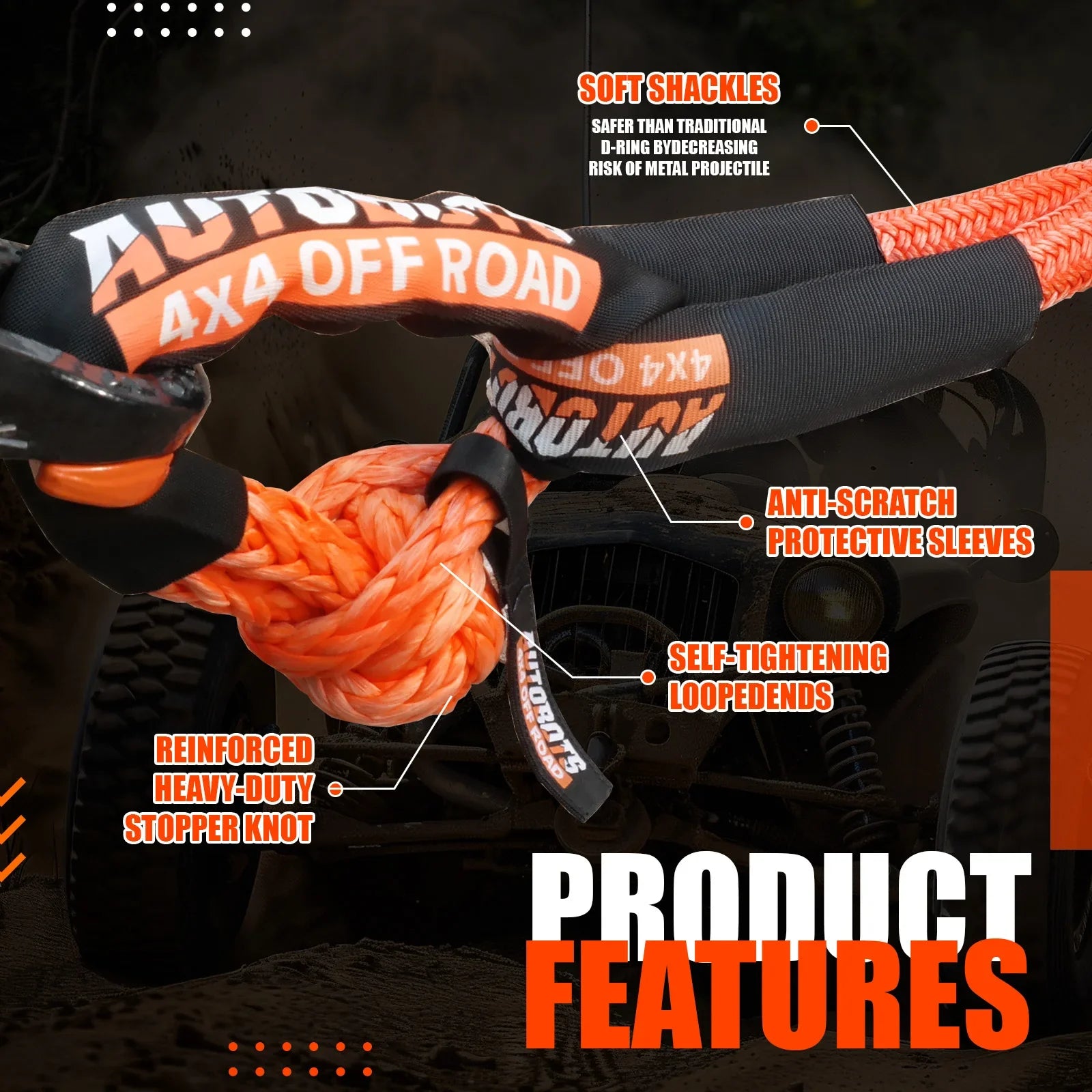 "Titan-Force" Kinetic Recovery Kit – 16,000 lbs Series