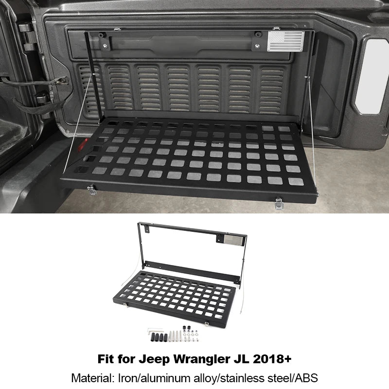 Wrangler JK/JL Heavy-Duty Rear Door Table