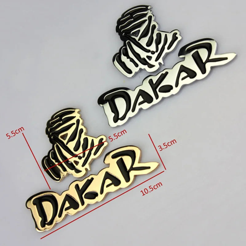 3D Metal Dakar Rally Emblem Badge - Premium Car Sticker for Jeep 4X4 Off-Road SUV