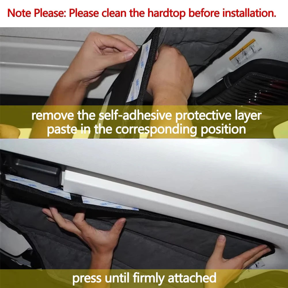 Car Roof Top Sound and Heat Insulation Pad (2-Door)