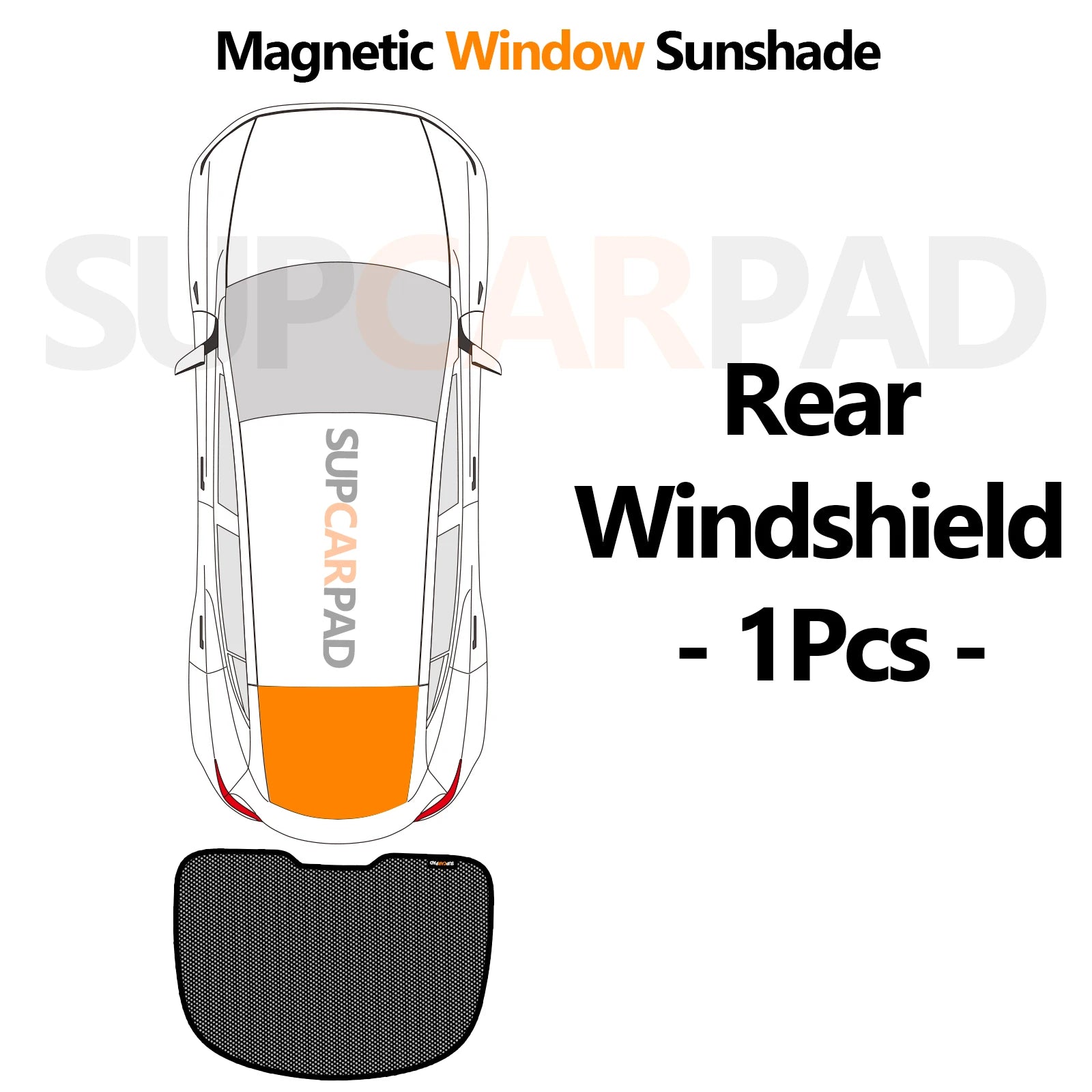 Custom Magnetic Window Sunshades for 1997-2001 2-Door SUV
