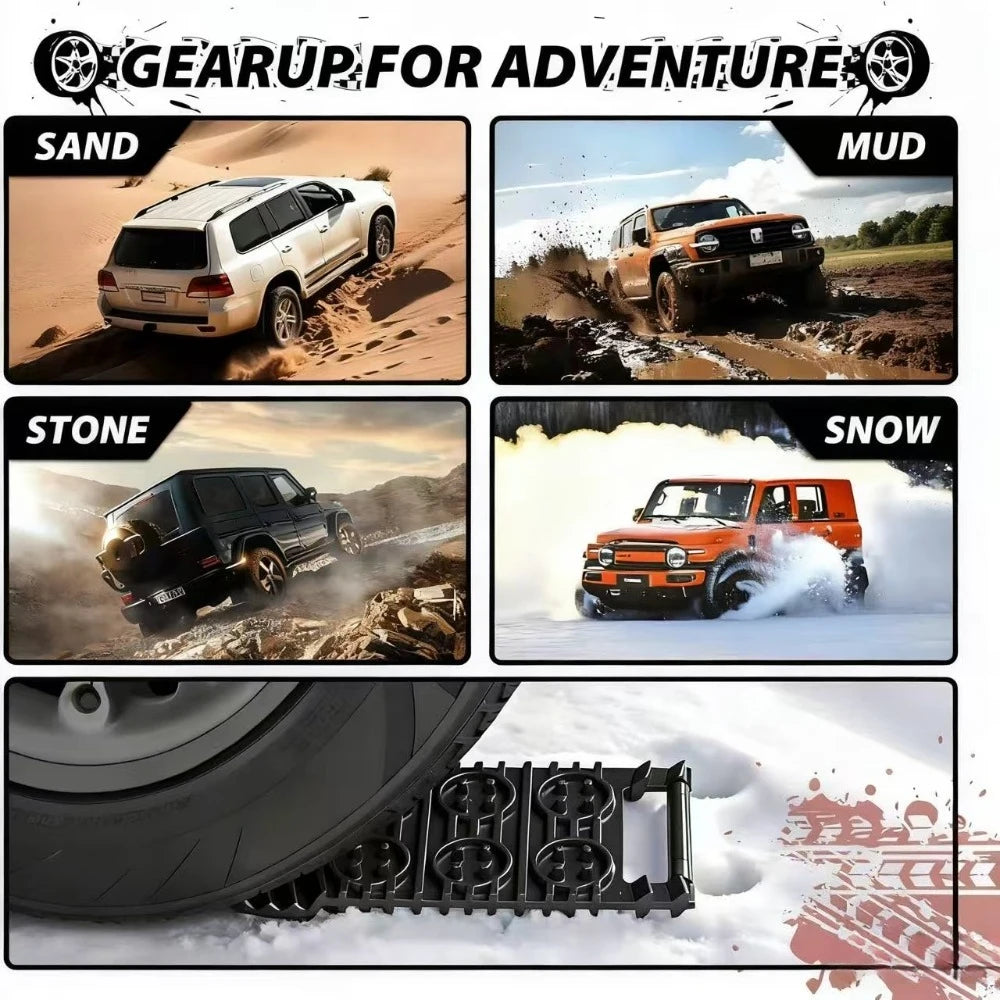 "Sand-Master" Recovery Tracks – All-Terrain Traction Boards