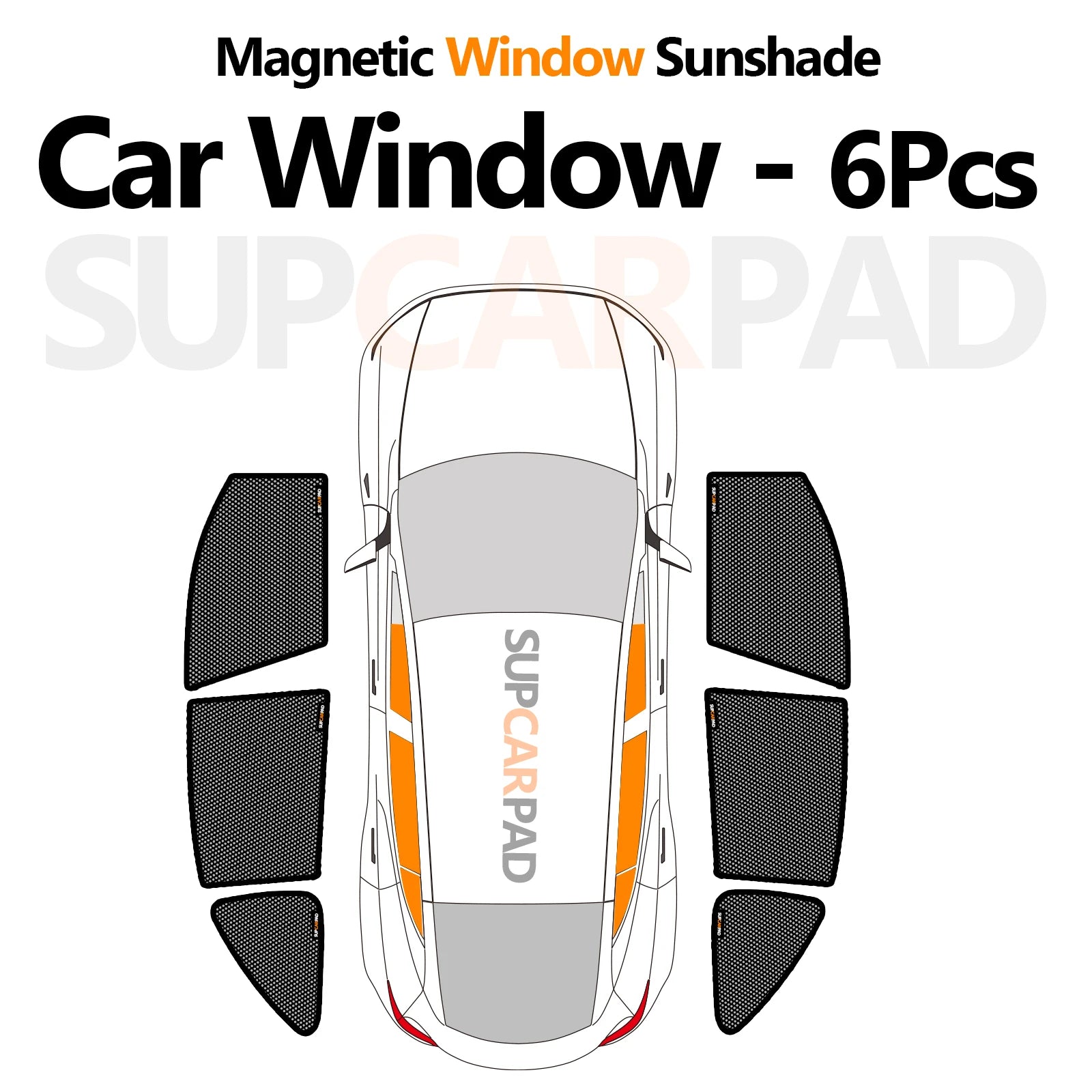 Custom Magnetic Window Sunshades for 1997-2001 2-Door SUV