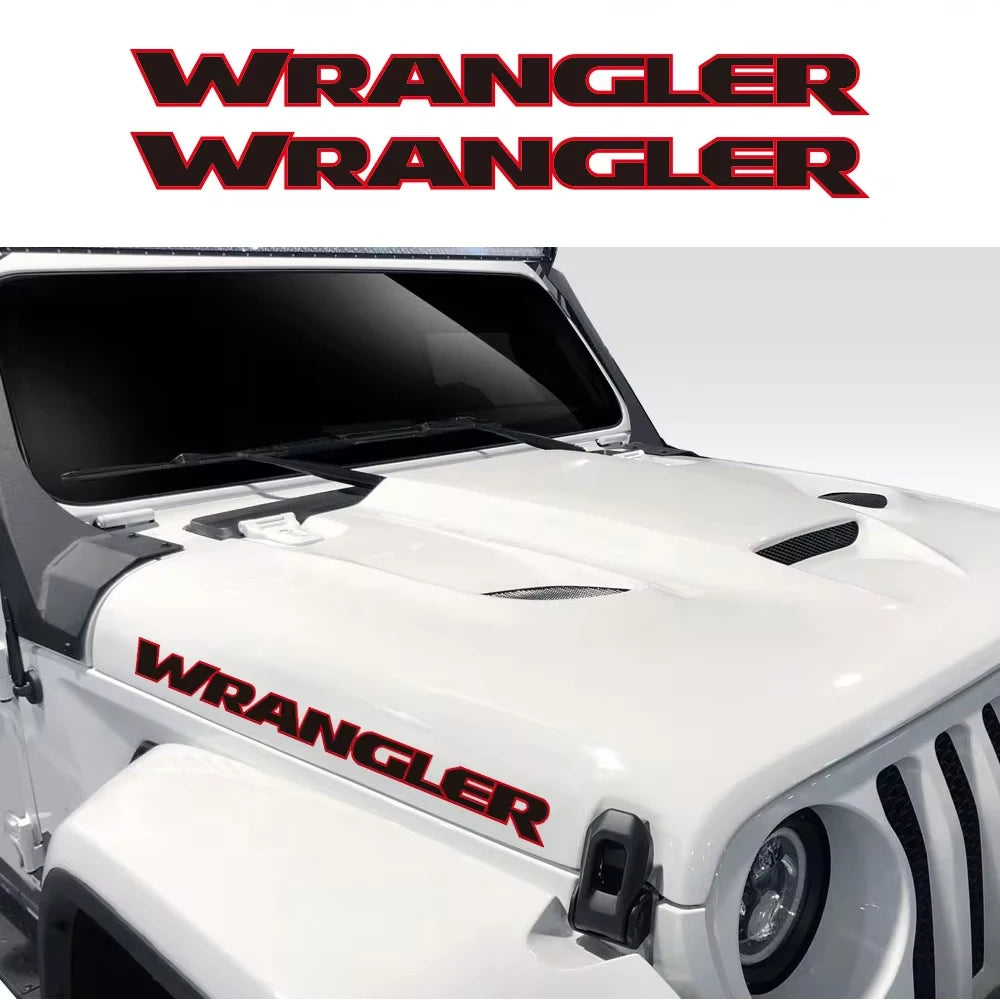 Jeep "Bonnet Armor" Hood Graphic Decal – Performance Edition
