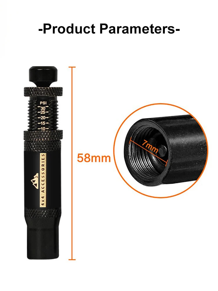 Precision Auto-Stop 4x4 Tire Deflator Kit