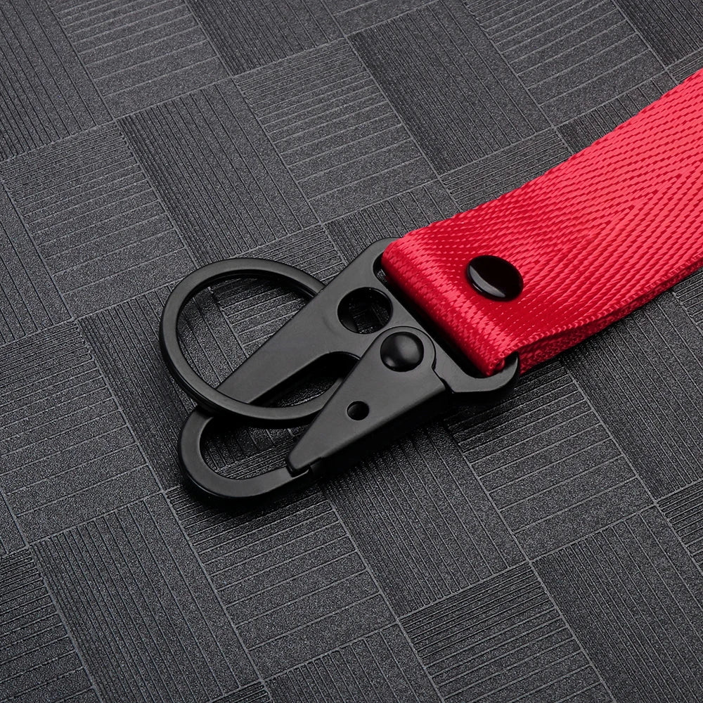 "Unleash the Adventure: Premium Heavy-Duty Nylon Jeep Keychain for All Models"