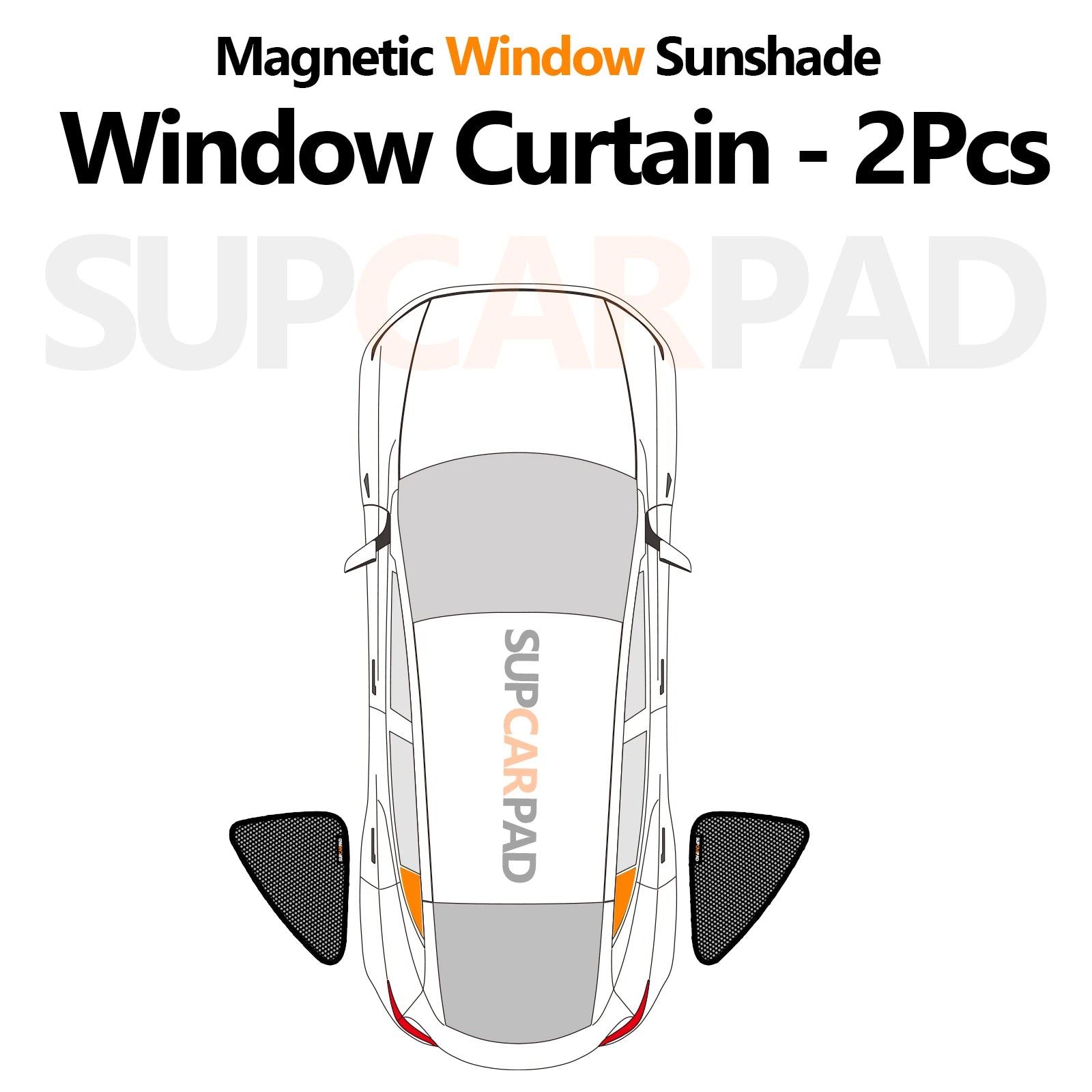 Custom Magnetic Window Sunshades for 1997-2001 2-Door SUV