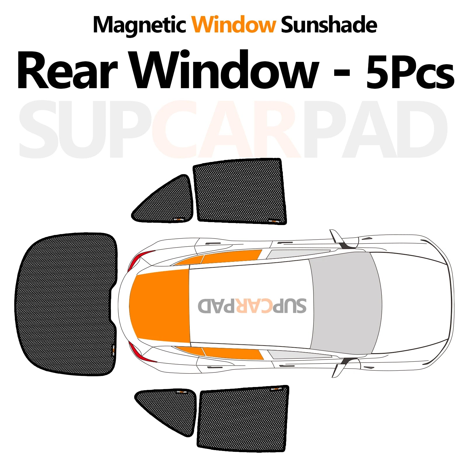 Custom Magnetic Window Sunshades for 1997-2001 2-Door SUV