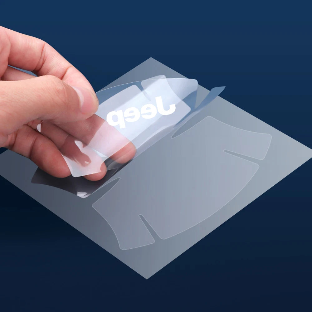 "Invisible Shield: Premium Anti-Scratch Door Handle Guards for Jeep Series"