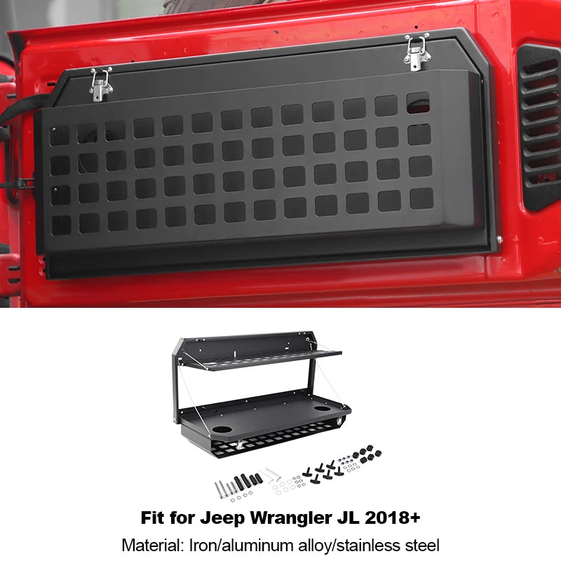Wrangler JK/JL Heavy-Duty Rear Door Table