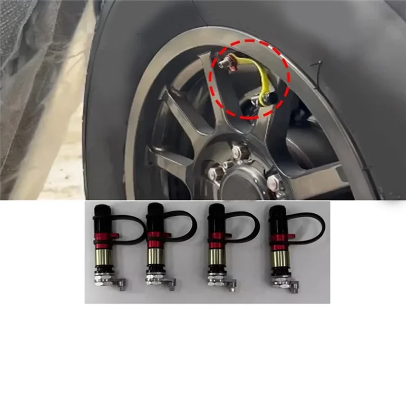 4PCS Rapid Tire Deflator Kit – Off-Road Sand & Desert Pressure Relief Valves