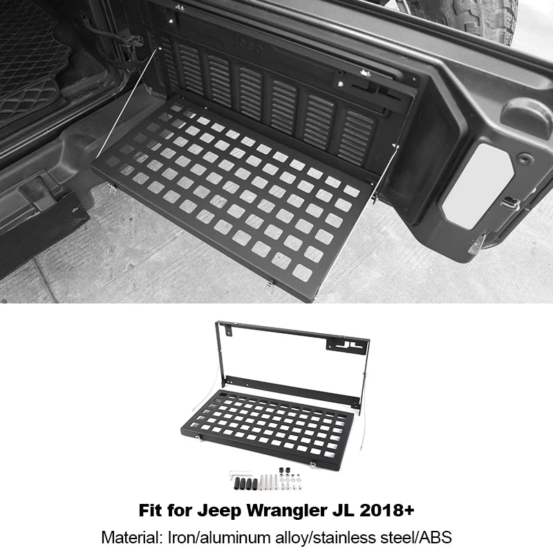 Wrangler JK/JL Heavy-Duty Rear Door Table