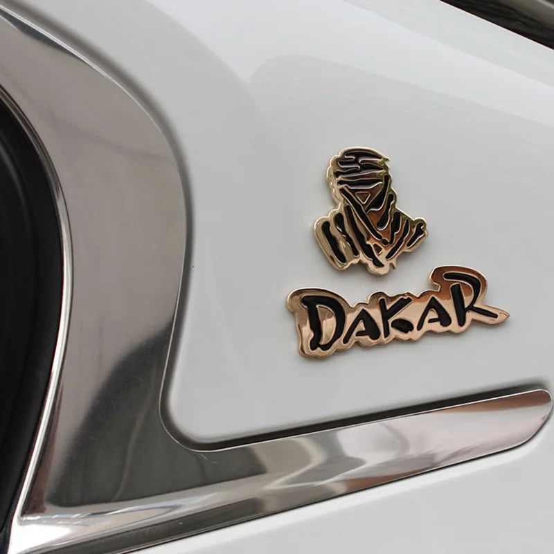 3D Metal Dakar Rally Emblem Badge - Premium Car Sticker for Jeep 4X4 Off-Road SUV