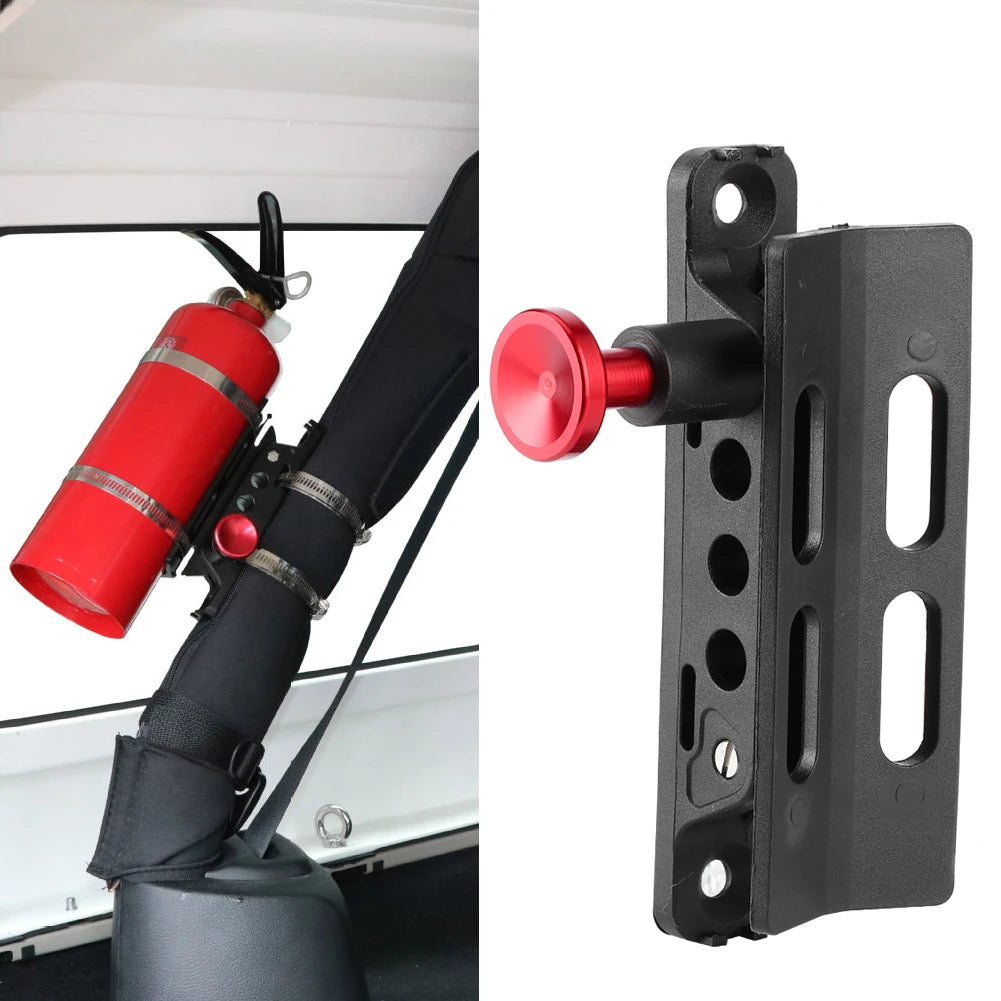 Jeep "Quick-Release" Fire Extinguisher Roll Bar Mount