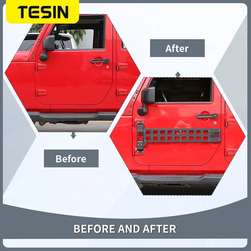 TESIN Front Door Exterior Storage Expansion Rack