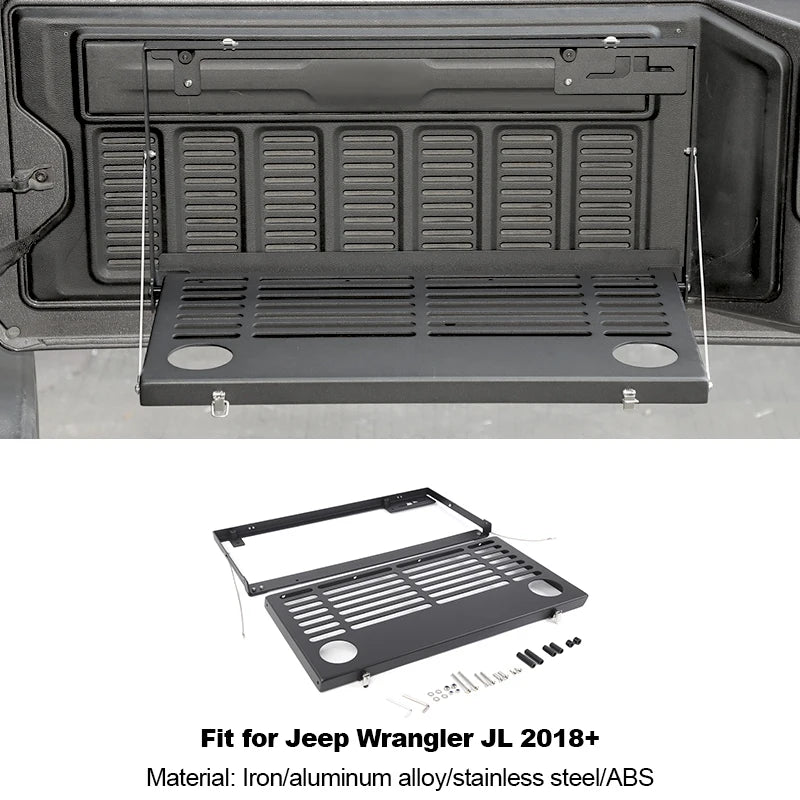 Wrangler JK/JL Heavy-Duty Rear Door Table