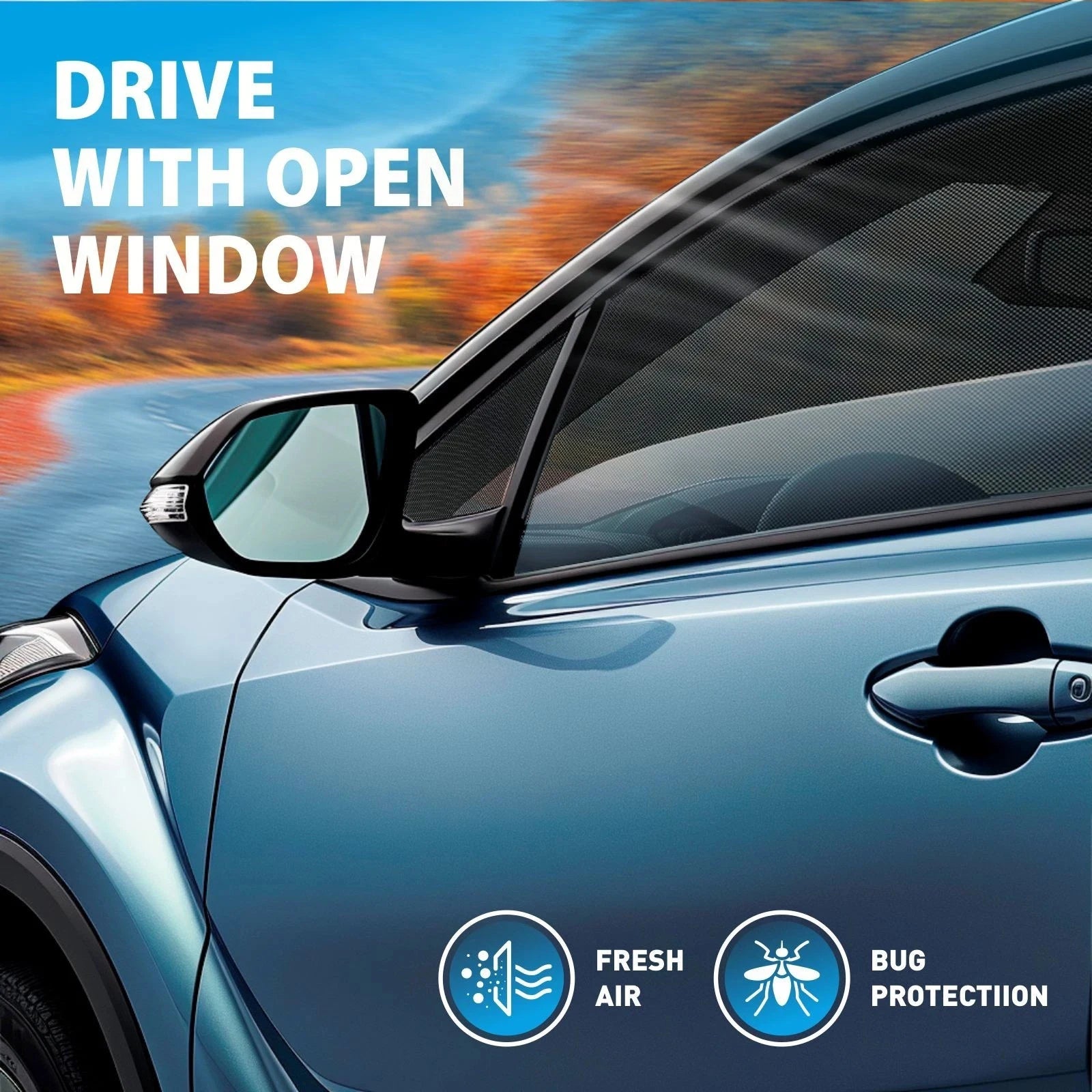 Custom Magnetic Window Sunshades for 1997-2001 2-Door SUV