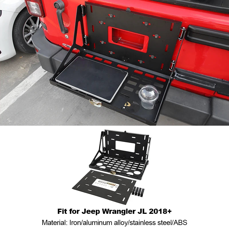 Wrangler JK/JL Heavy-Duty Rear Door Table