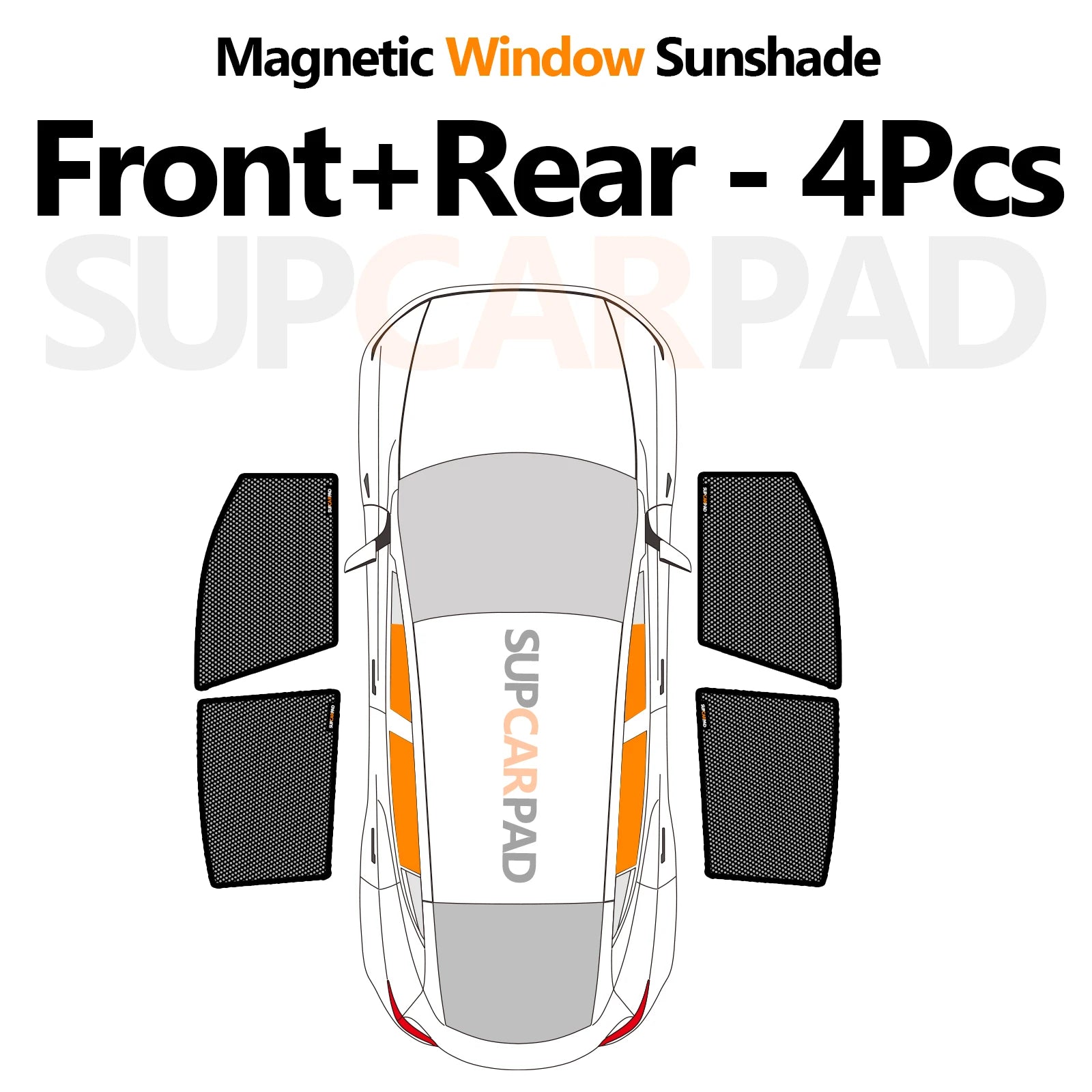 Custom Magnetic Window Sunshades for 1997-2001 2-Door SUV