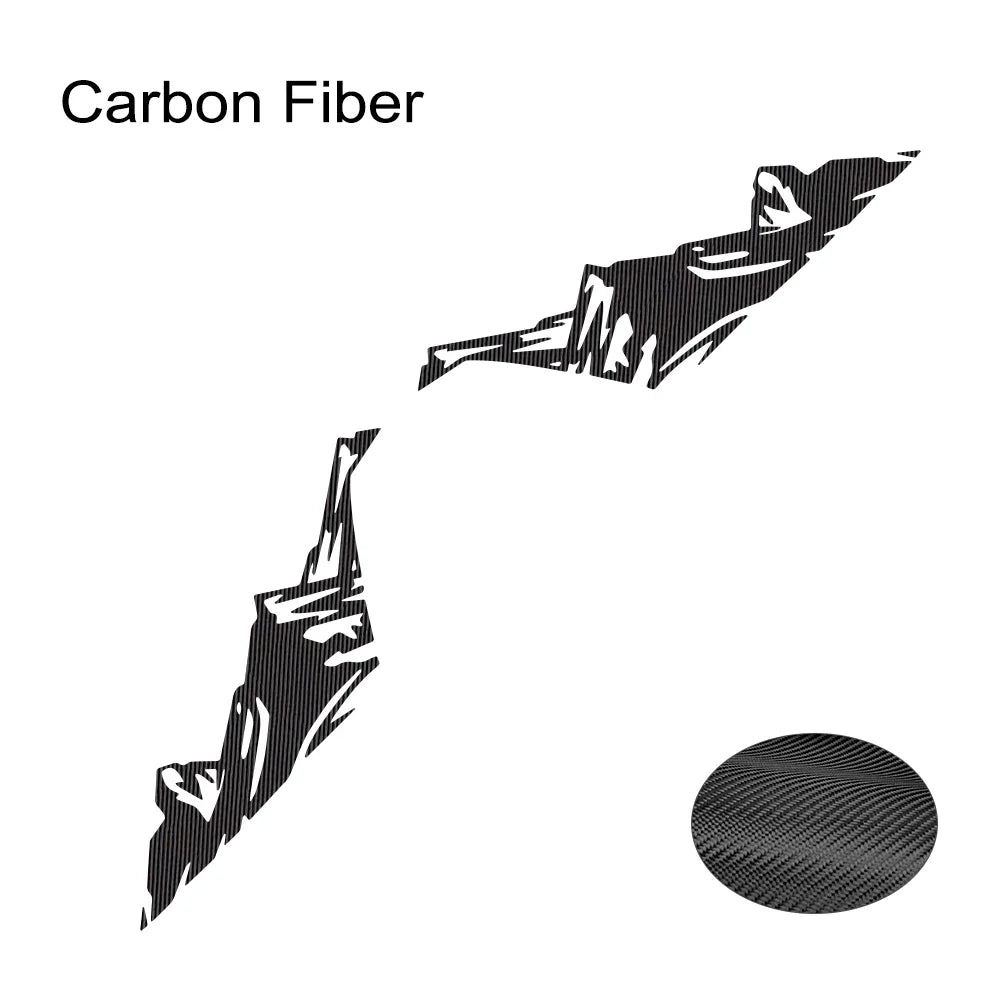 2PCS Snow Mountain Side Graphics for Jeep Wrangler & Rubicon