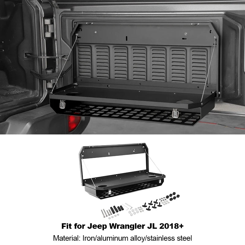 Wrangler JK/JL Heavy-Duty Rear Door Table