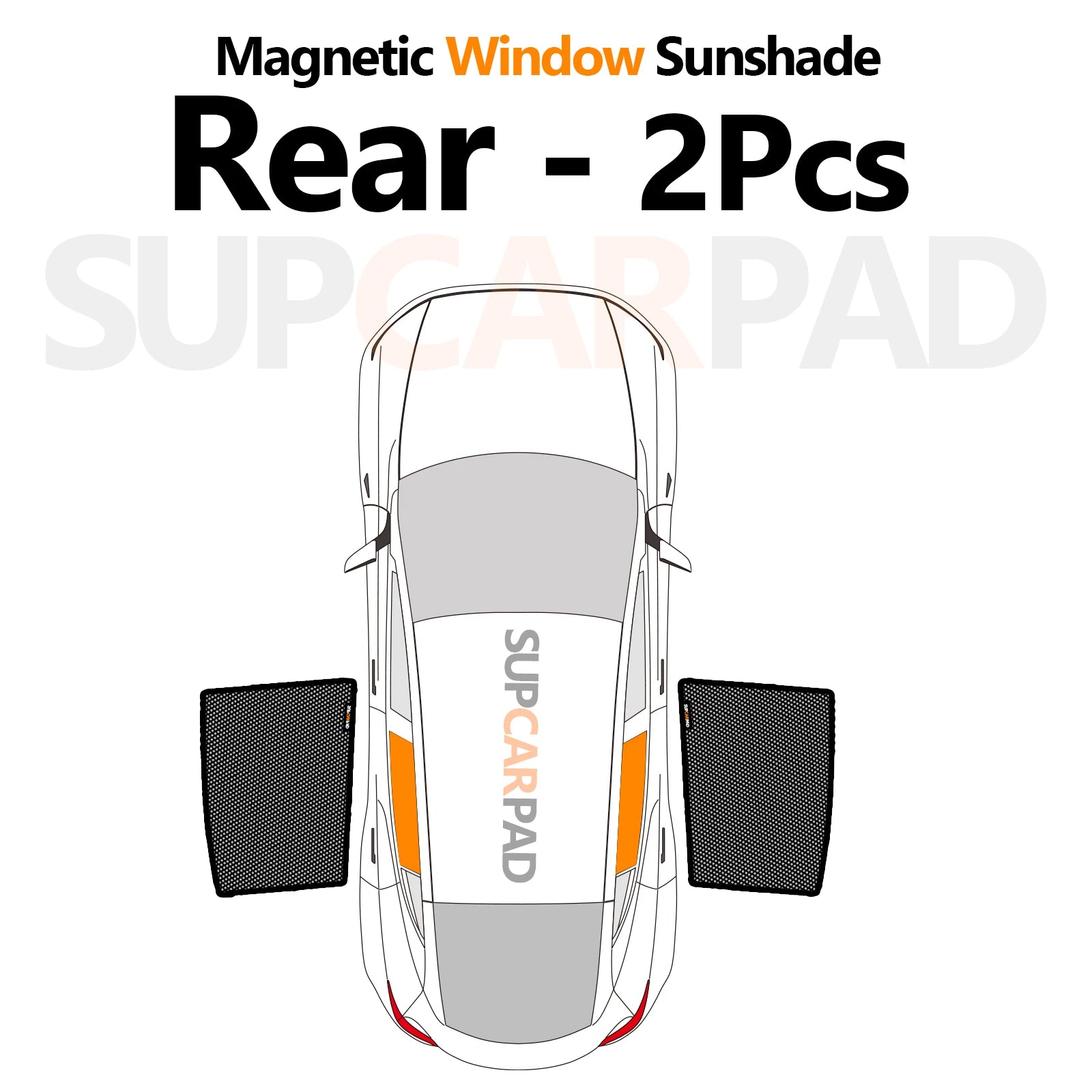 Custom Magnetic Window Sunshades for 1997-2001 2-Door SUV